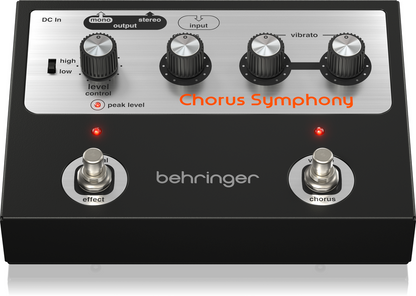 Behringer Chorus Symphony Chorus and Vibrato Guitar Pedal