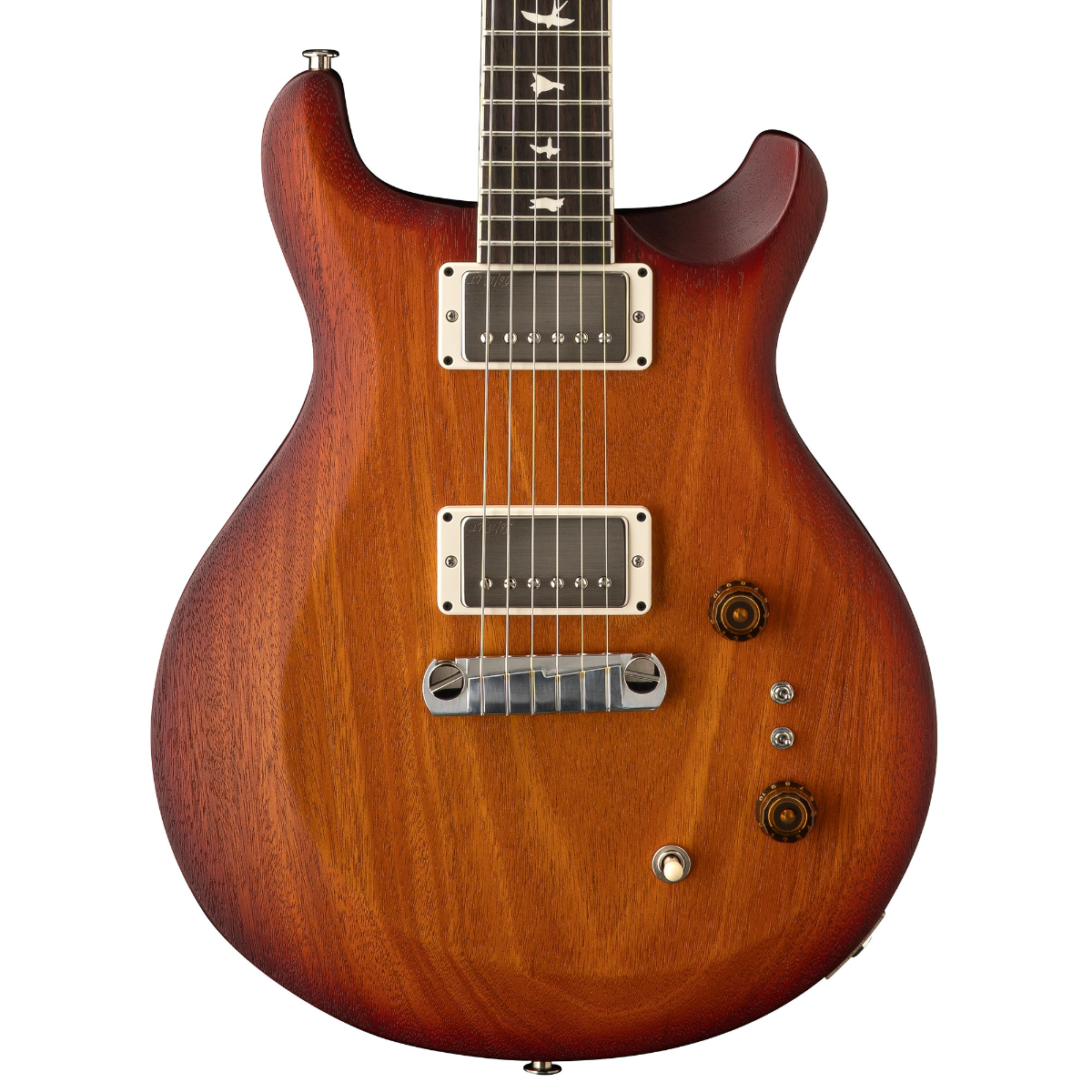 PRS S2 Mira 594 Satin Electric Guitar in Dark Cherry Sunburst