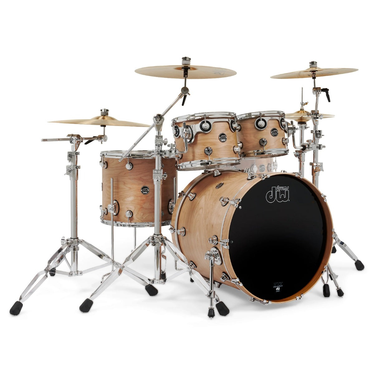 DW Performance Pure Birch 5 Piece Shell Pack in Satin Natural
