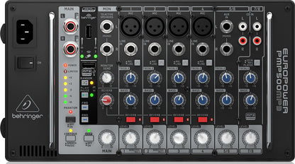 Behringer Europower PMP500MP3 Ultra-Compact 500W 8-Channel Powered Mixer