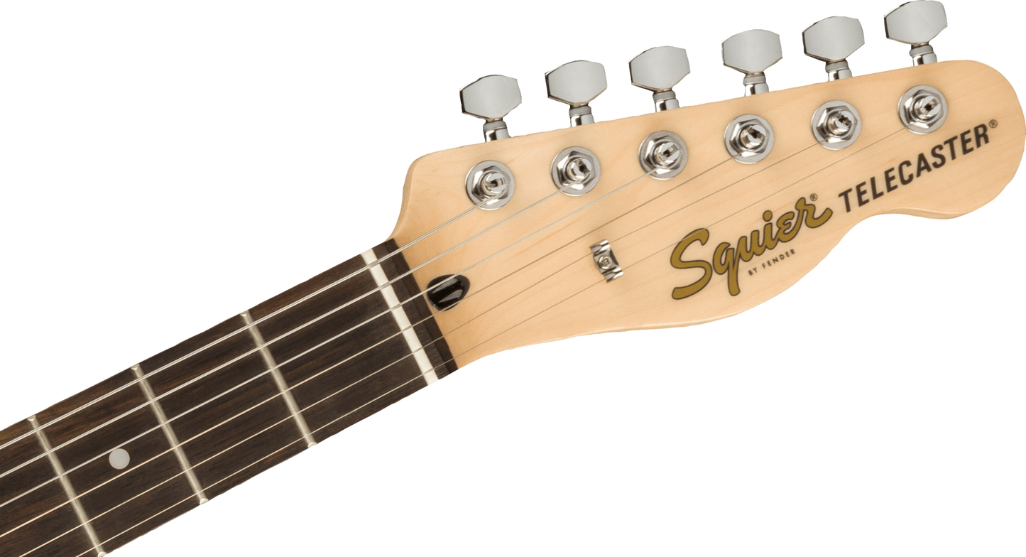 Squier FSR Affinity Series Telecaster, Laurel Fingerboard, White Pickguard in Ice Blue Metallic