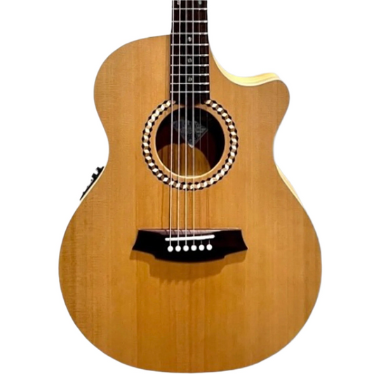 Cole Clark RAN2EC-CMAHR Recording Series Acoustic Electric Guitar in Natural