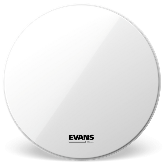 Evans EQ3 Resonant Smooth White No Port 28" Bass Drum Head
