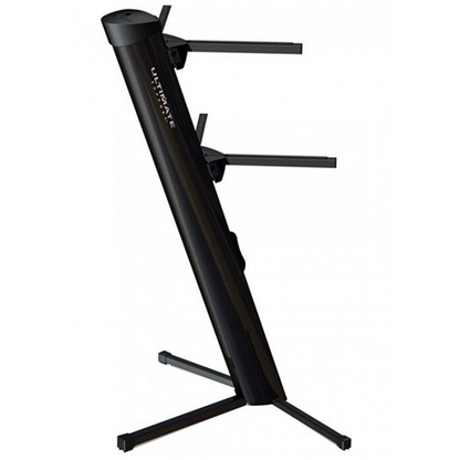 Ultimate Support AX48 PRO Two Tier Pro Column Keyboard Stand in Black
