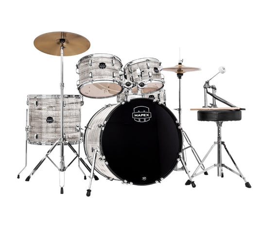 Mapex Prodigy 5 Piece Drum Kit in White Wood Grain