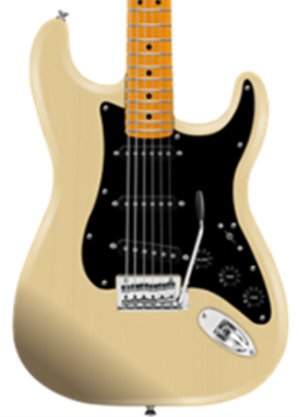 Fender American Professional II Stratocaster, V-shape neck, Maple Fingerboard, Blackguard Blonde