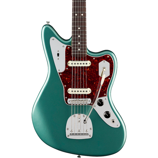 Fender American Professional Classic Jaguar, Rosewood Fingerboard in Faded Sherwood Green Metallic