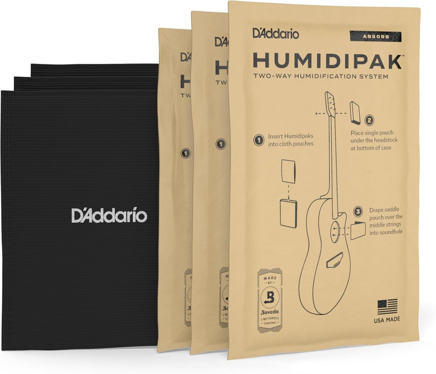 D'Addario Humidipak Absorb Automatic Humidity Control System