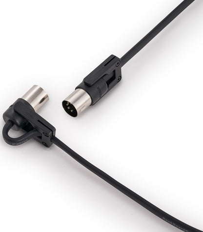 Warwick RockBoard FlaX Plug MIDI Cable 30cm in Black