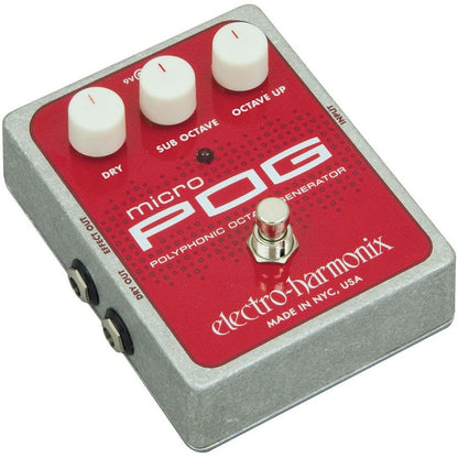 Electro Harmonix Micro POG Polyphonic Octave Generator Pedal