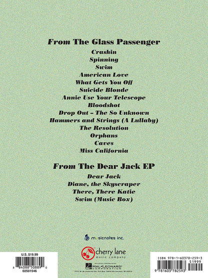 Jack's Mannequin The Glass Passenger And The Dear Jack EP PVG