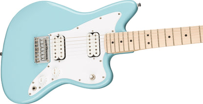 Squier Mini Jazzmaster HH, Maple Fingerboard in Daphne Blue