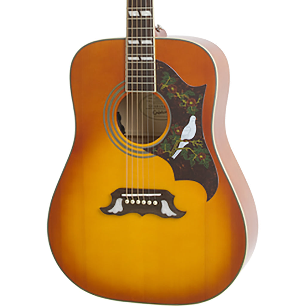Epiphone Dove PRO Acoustic Electric Guitar in Violinburst