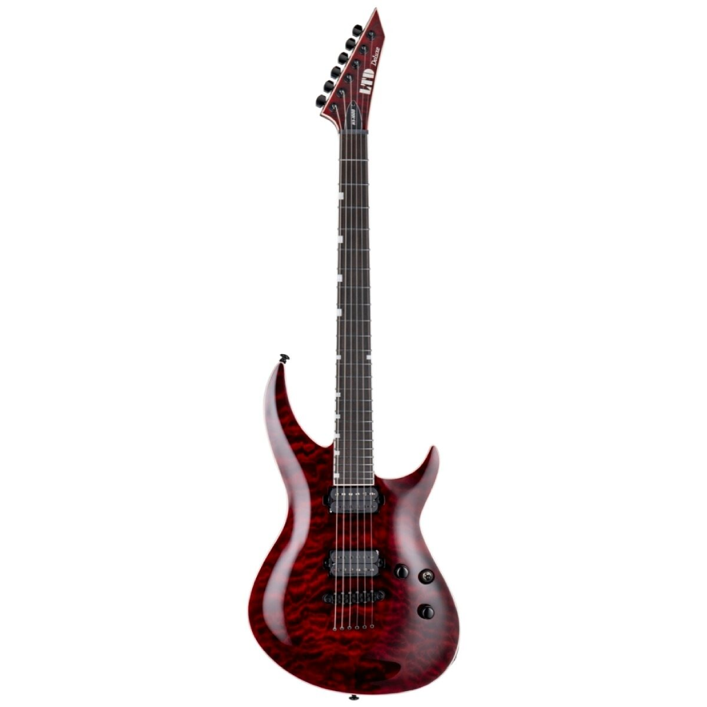 ESP E II Horizon NT II Electric Guitar in See Thru Black Cherry Sunburst