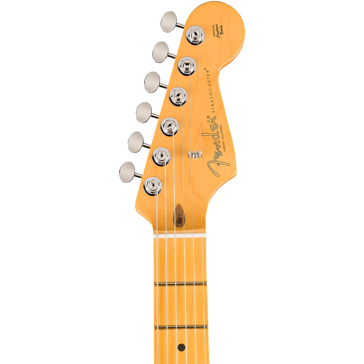 Fender American Professional Classic Stratocaster HSS Electric Guitar, Maple Fingerboard in Faded Lake Placid Blue