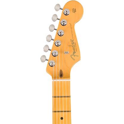 Fender American Professional Classic Stratocaster HSS Electric Guitar, Maple Fingerboard in Faded Lake Placid Blue