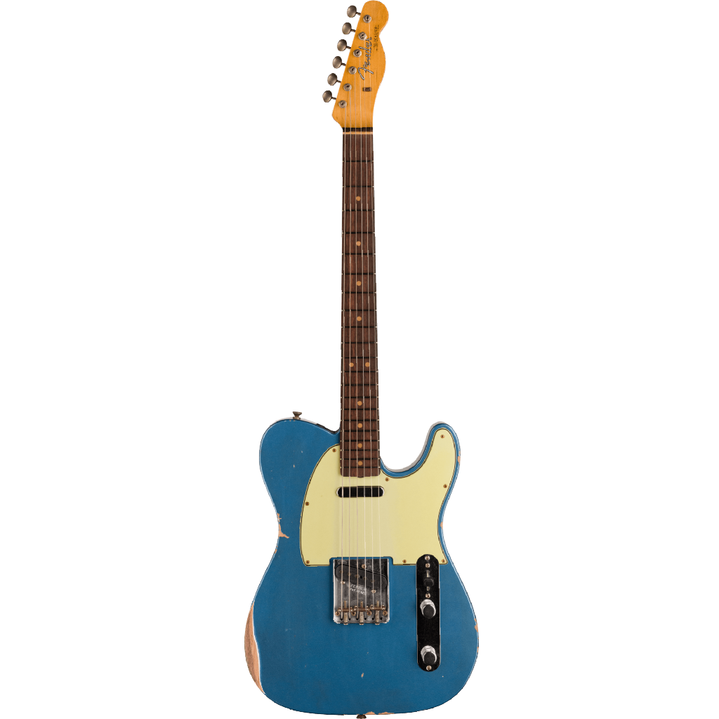 Fender Custom Shop 1963 Telecaster Relic in Aged Lake Placid Blue