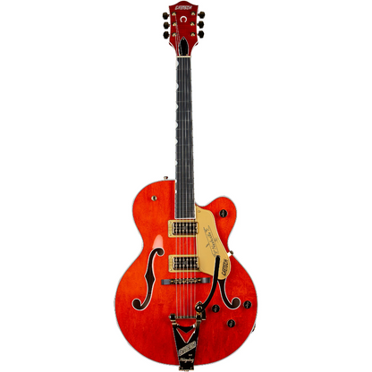 Gretsch Nashville Hollow Body with String-Thru Bigsby Electric Guitar in Orange Stain