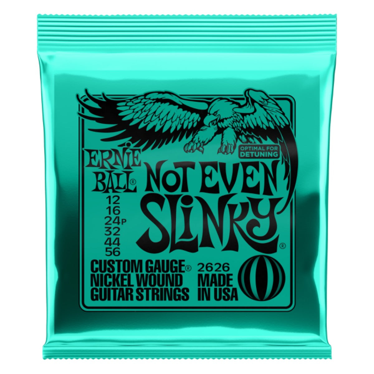 ERNIE BALL NOT EVEN SLINKY NICKEL WOUND ELECTRIC GUITAR STRINGS 12-56 GAUGE