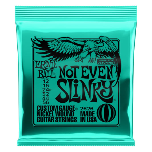 ERNIE BALL NOT EVEN SLINKY NICKEL WOUND ELECTRIC GUITAR STRINGS 12-56 GAUGE