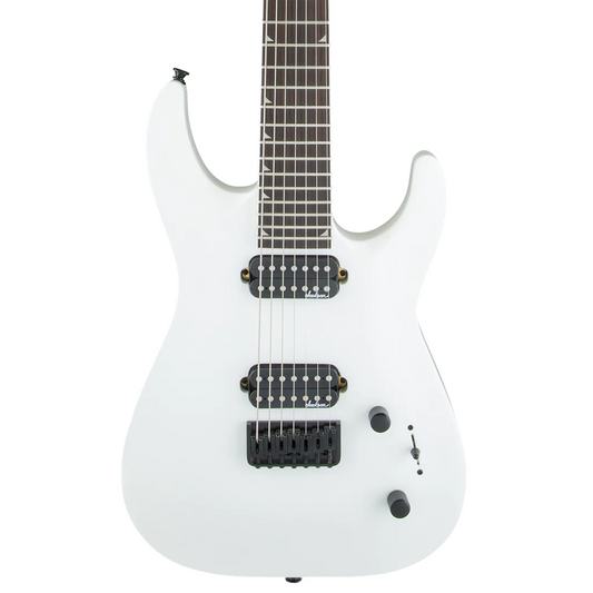 Jackson JS Series Dinky Arch Top JS32 7 DKA HT 7 String in Snow White
