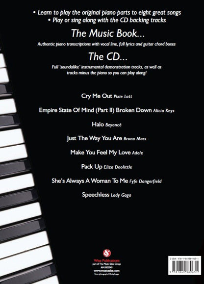 Play Piano With Lady Gaga Adele Alicia Keys Etc BK/CD