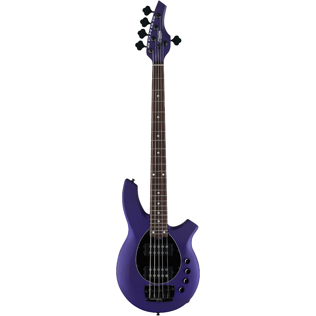 Sterling By Music Man Bongo 5 String Bass Guitar in Firemist Purple