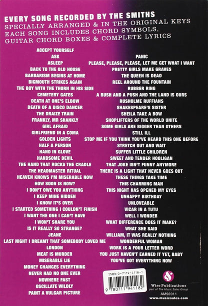 The Smiths Complete Chord Songbook