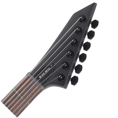 ESP LTD ARROW NT Black Metal Electric Guitar in Black Satin