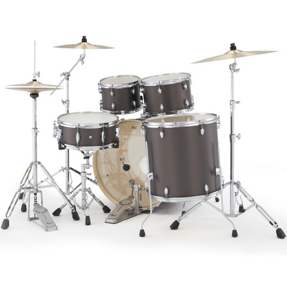 Pearl Export Plus 5-Piece Fusion Plus Drum Kit with Cymbal Pack in Brushed Bronze