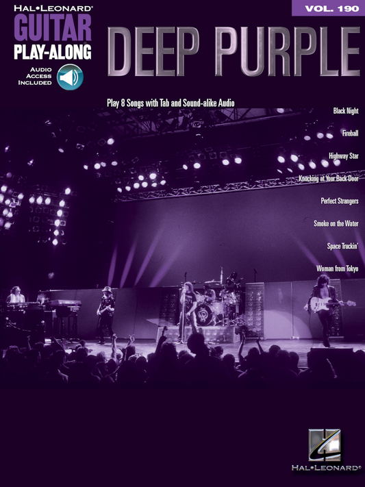 Deep Purple Guitar Play Along Volume 190 Tab