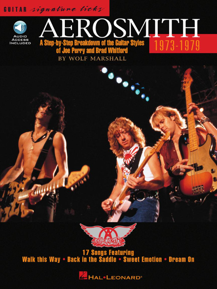 Aerosmith 1973-1979 Signature Licks Guitar Tab BK/OLA