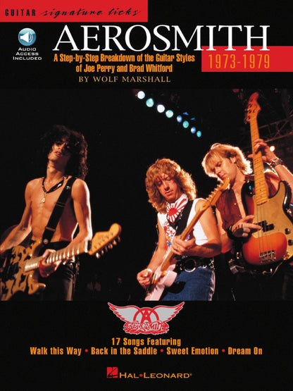 Aerosmith 1973-1979 Signature Licks Guitar Tab BK/OLA