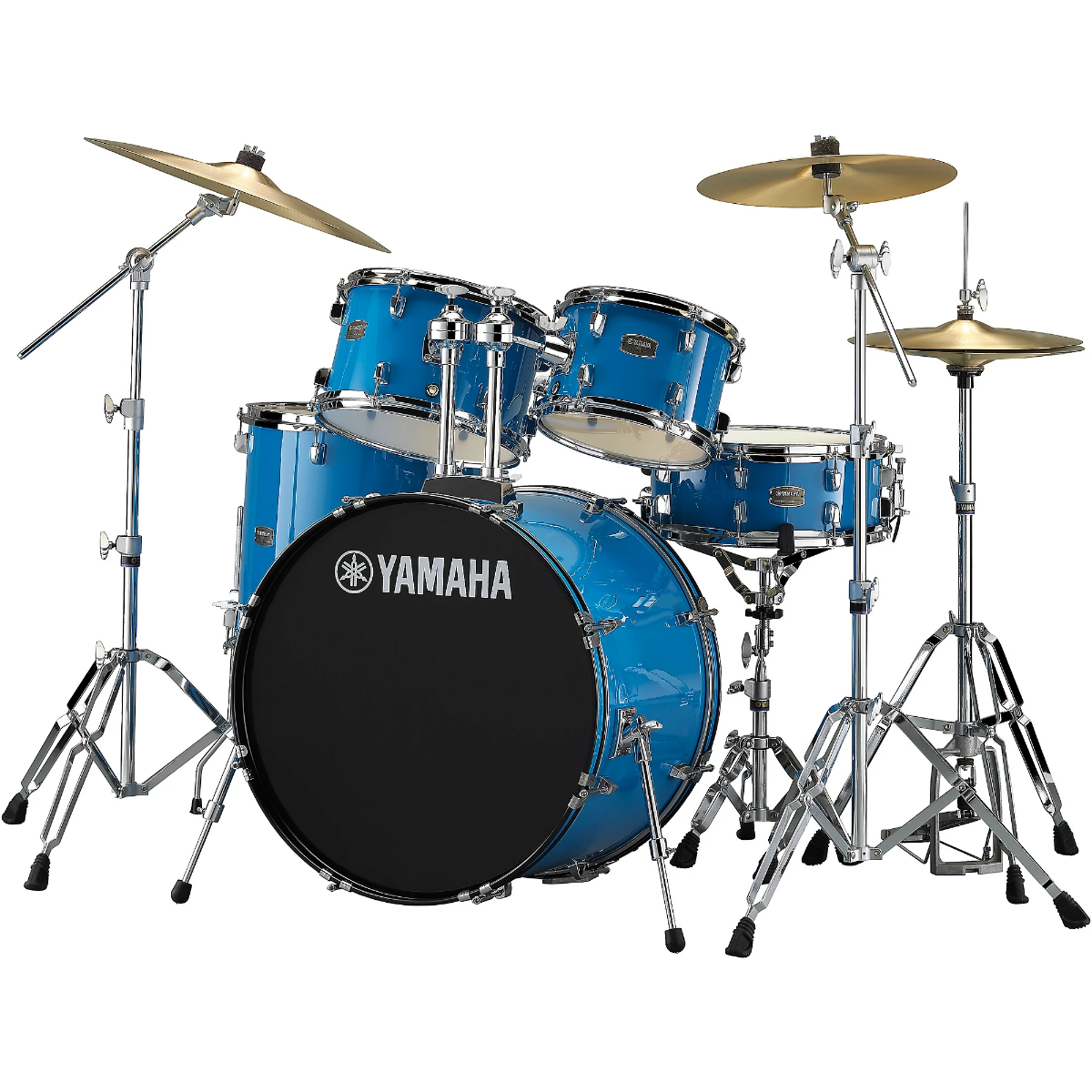 Yamaha Rydeen Fusion 5-Piece Drum Kit in Sky Blue