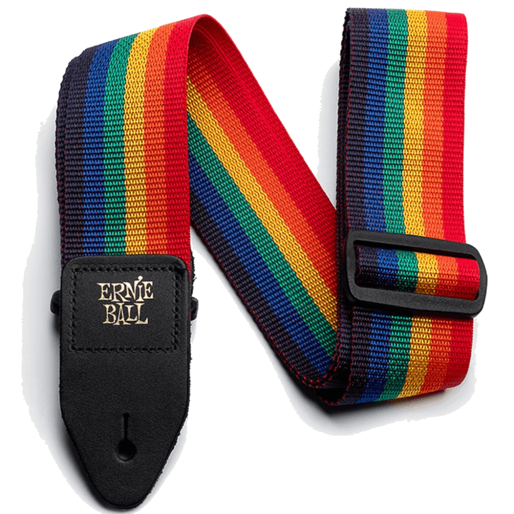 Ernie Ball Polypro Guitar Strap Or Bass Strap in Rainbow