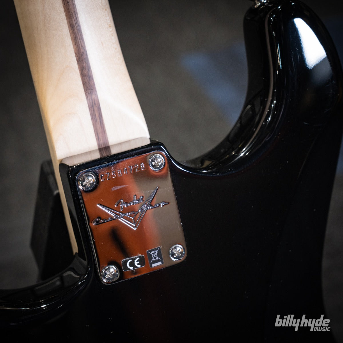 Fender Custom Shop Eric Clapton Signature Stratocaster Electric Guitar in Black