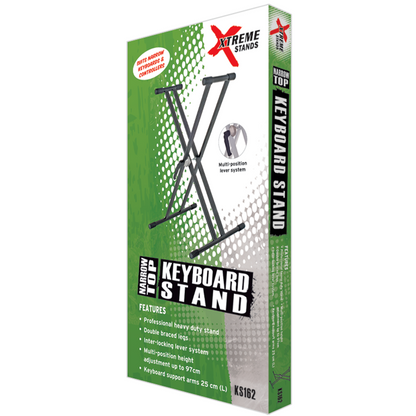 Xtreme KS162 Slimline Double Braced Keyboard Stand