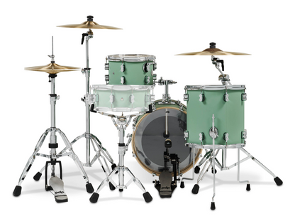 PDP Concept Maple 3-Piece Be-Bop Kit w/HW815 Hardware Pack in Satin Seafoam Finish