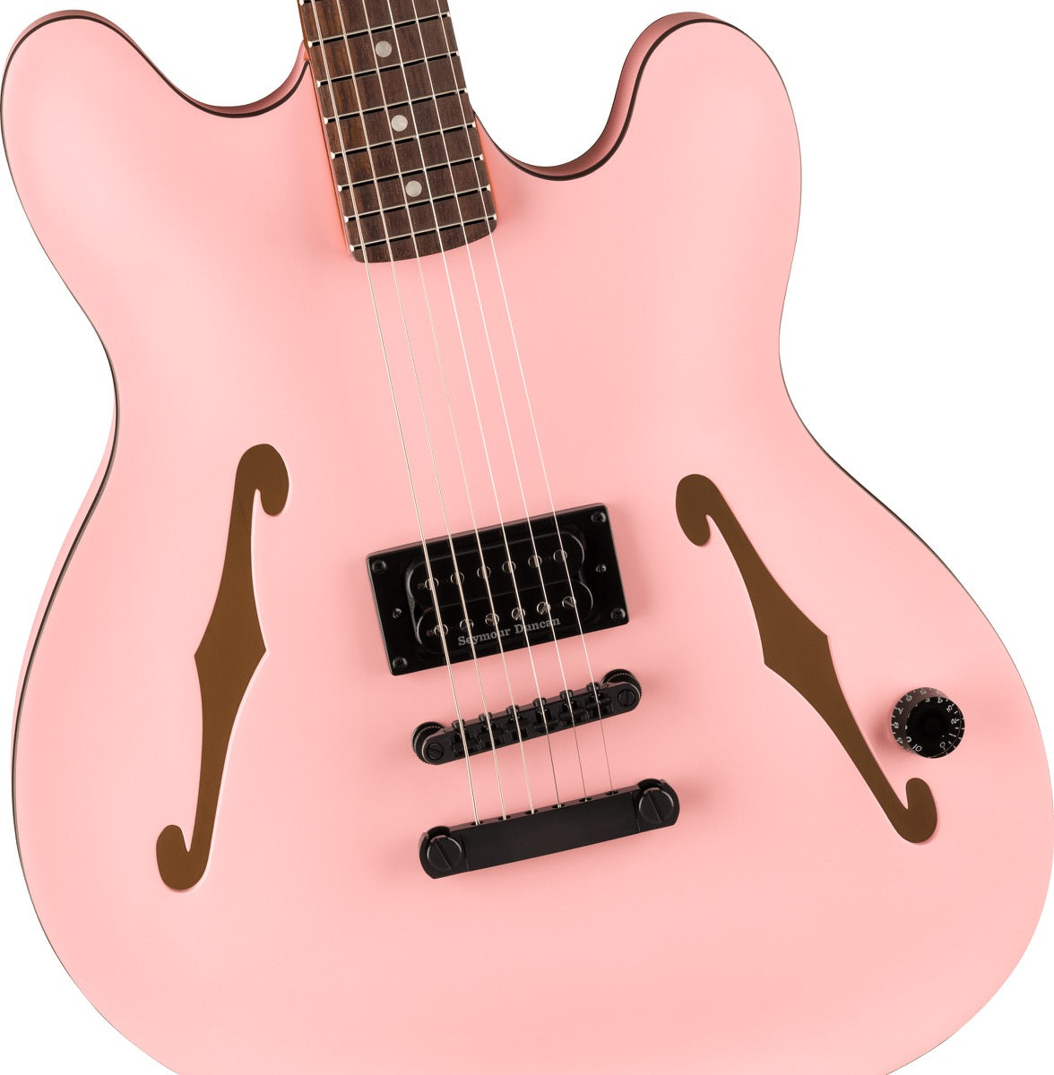 Fender Tom DeLonge Starcaster in Satin Shell Pink