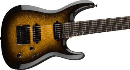 Jackson Pro Plus Series DK Modern Evertune 7  7 String in Gold Sparkle