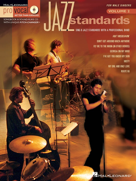 Jazz Standards Pro Vocal Mens Edition Volume 2 BK/CD