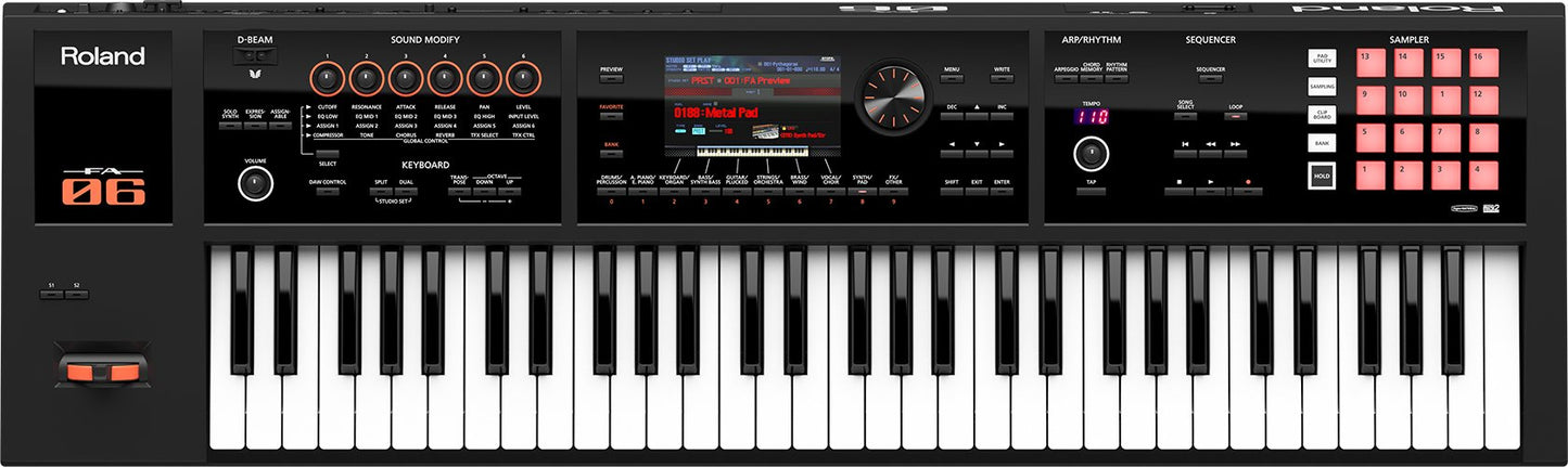 Roland FA06 Music Workstation