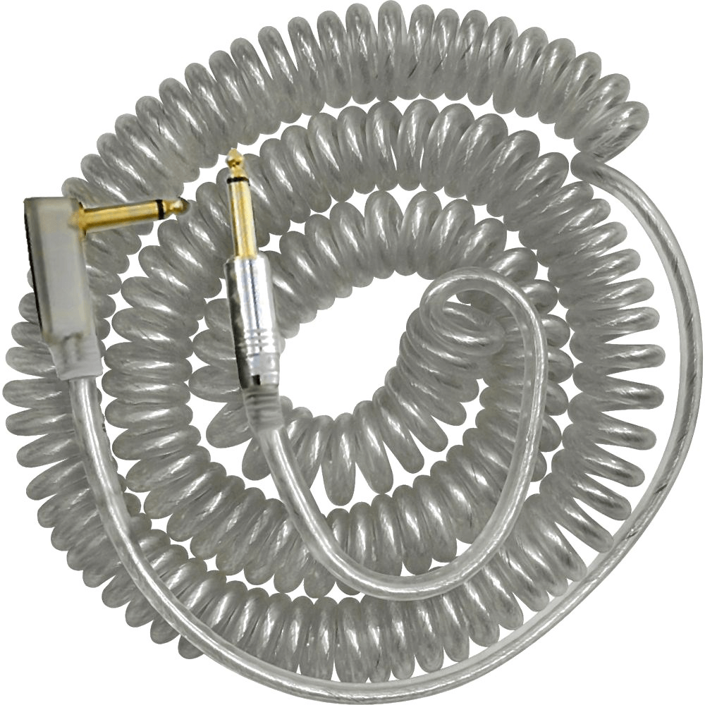 VOX VCC 9m Vintage Coiled Guitar Cable in Silver