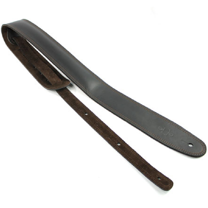 DSL 2.5" Padded Suede Strap in Black & Brown