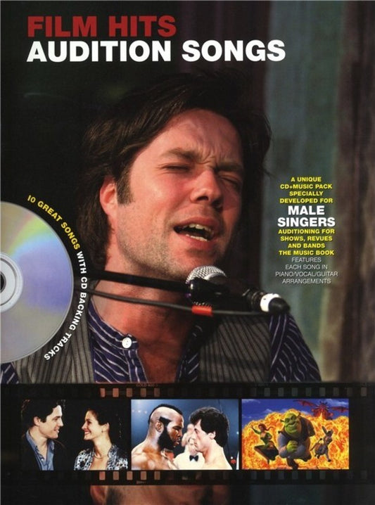 Audition Songs for Male Singers Film Hits BK/CD