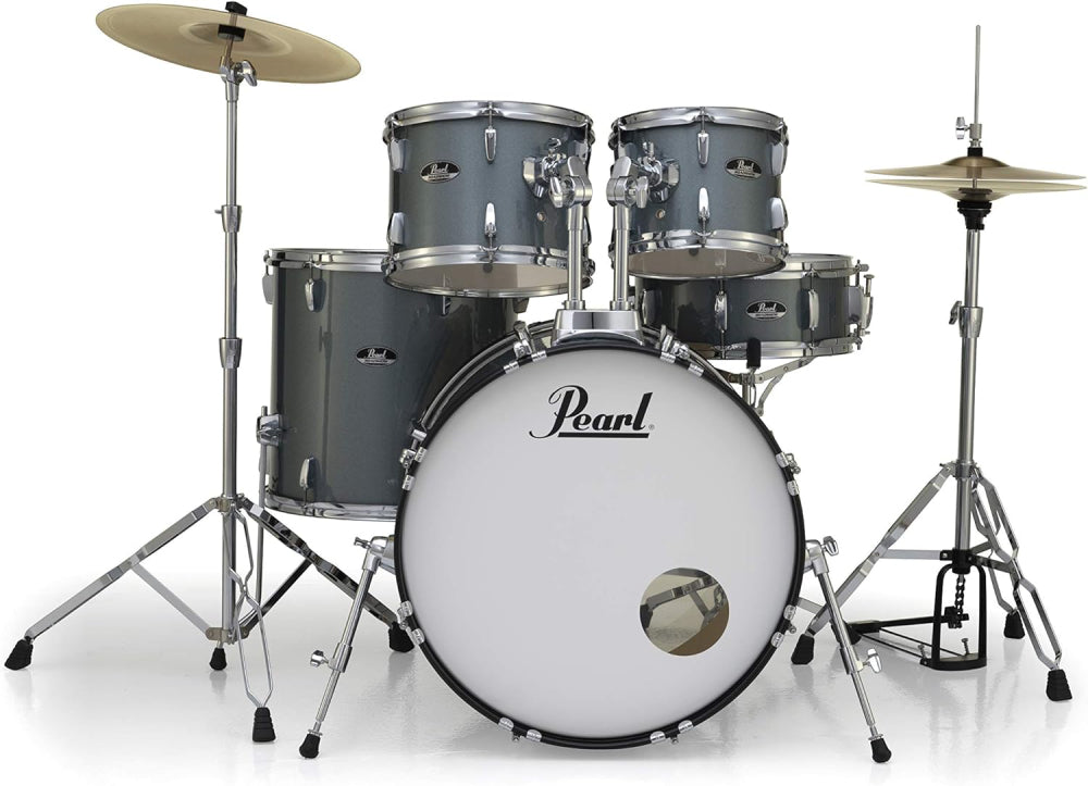 Pearl Roadshow 5 Piece Fusion Drum Kit in Charcoal Metallic