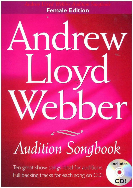 Audition Songs for Female Singers Andrew Lloyd Webber BK/CD