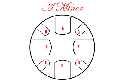 Pearl Percussion Awakening 8 Note A Minor Tongue Drum in Green Burst