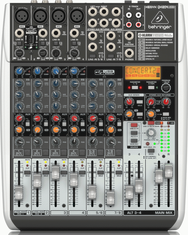 Behringer XENYX QX1204USB Mixer
