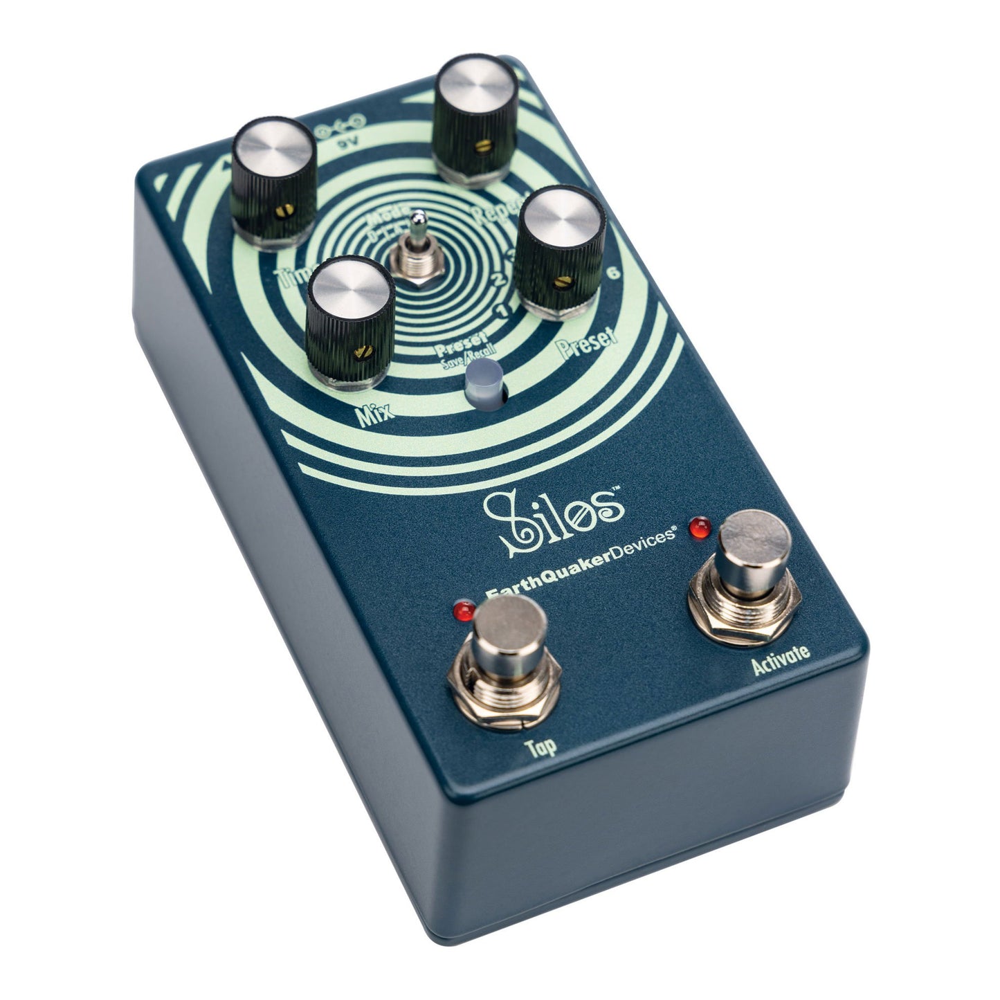 EarthQuaker Devices Silos Multi-Generational Time Reflection Device | Three Mode Delay Pedal